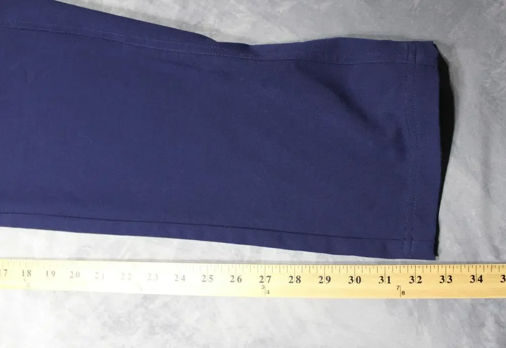 FIGS Technical Collection Cargo Pants Mens XL Blue Scrub Elastic Waist